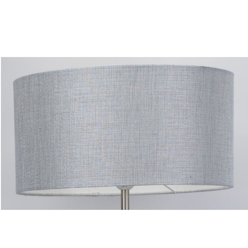 Stojací lampa s odstínem lněné tkaniny