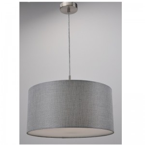 moderní designová závěsná lampa s plátěným stínem