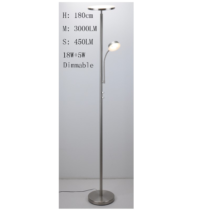 LED stojací lampa s vysokým světelným tokem