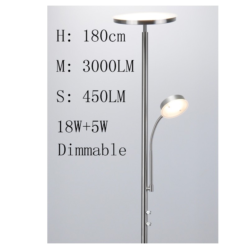 LED stojací lampa s vysokým světelným tokem