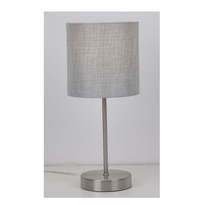 Stolní lampa s plátěným stínem