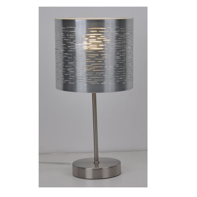 Moderní stolní lampa s laserovým odstínem