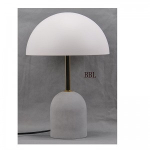 Stolní lampa s vysokým napětím LED s betonovou základnou
