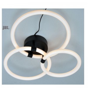LED stropní svítilna s kruhovým kruhem