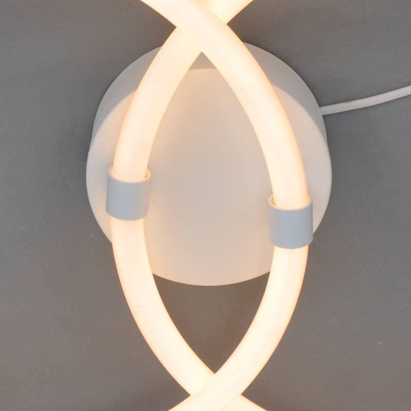 LED stropní lampa s větší duální akrylovou trubicí