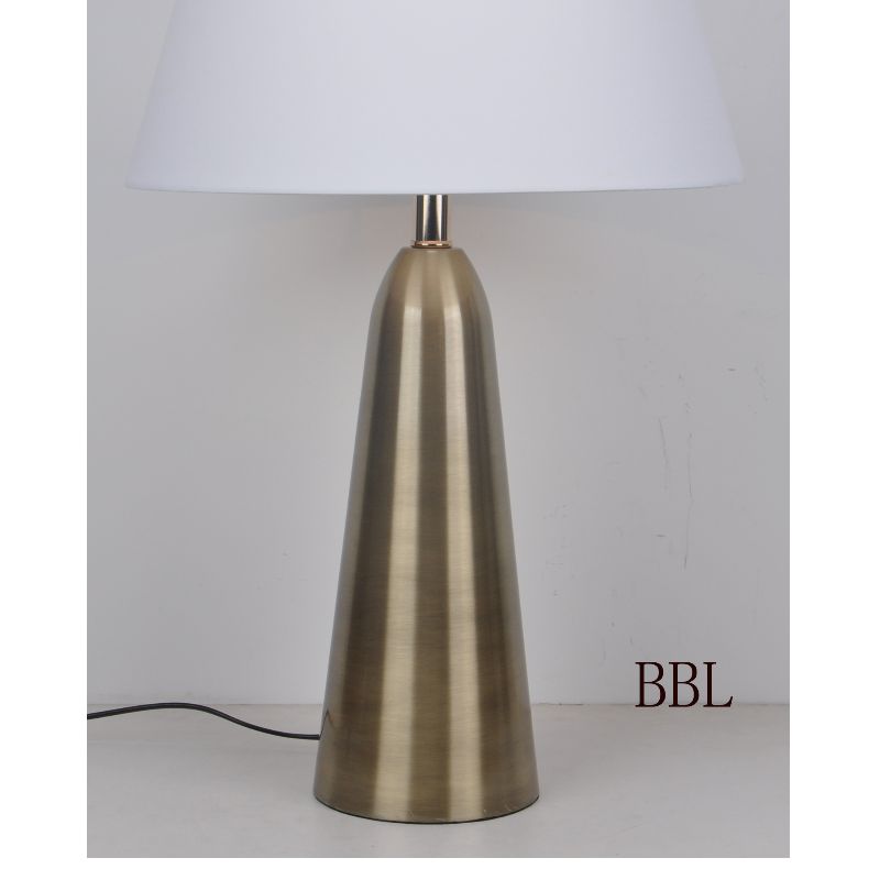 Lampa na tabuli s kuželovou textilií