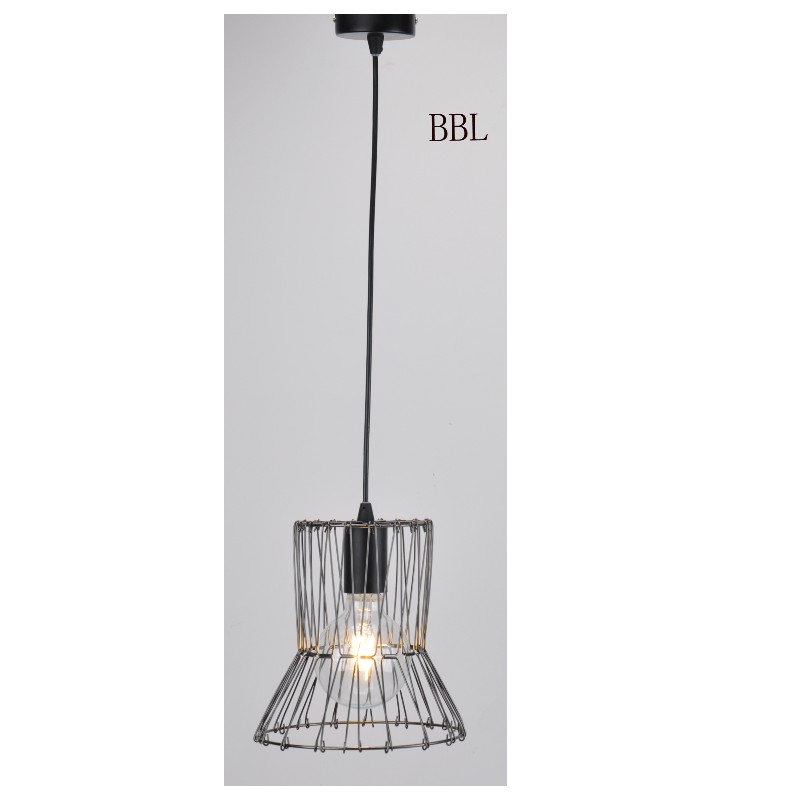 Závěsná lampa s velkým DIY stínem